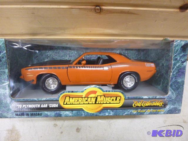 lot 9 image: 1970 Plymouth AAR Cuda Ertl American Muscle d...