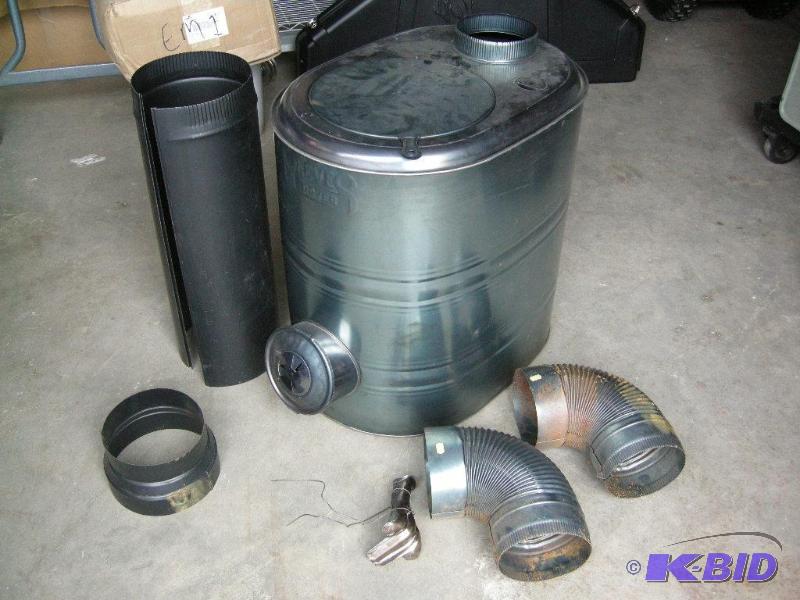 lot 18 image: Reeves Tin Wood burning stove