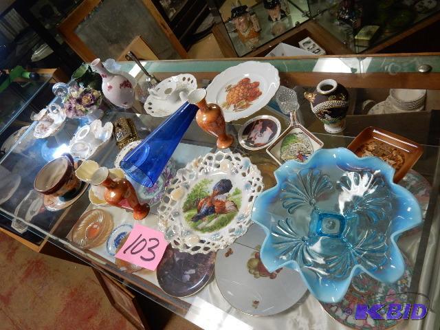 lot 103 image: Misc. Glassware as pictured