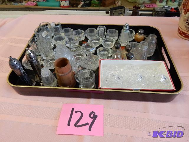 lot 129 image: Salt cellars