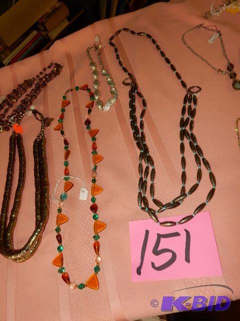 lot 151 image: Necklaces and Earrings