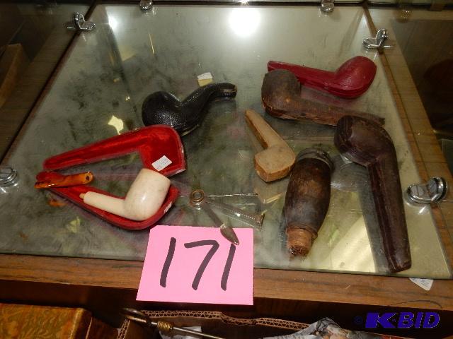 lot 171 image: Pipe and Pipe Boxes (pike is broken)
