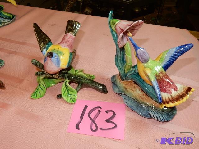 lot 183 image: STANGL, Hummingbird and other