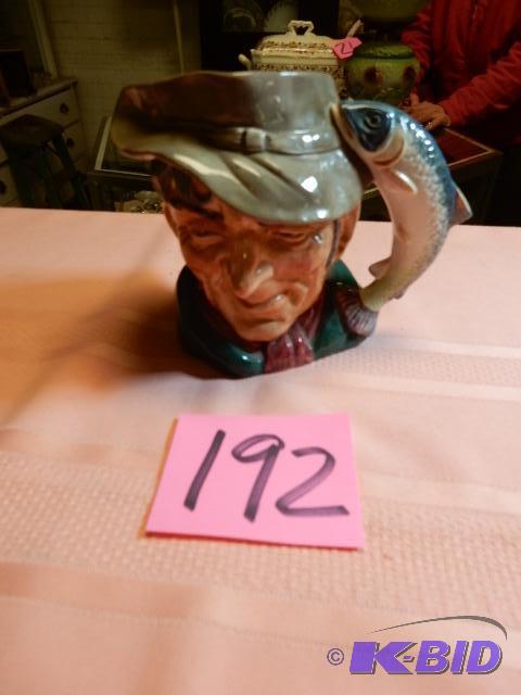 lot 192 image: Royal Doulton Character Jug, The Poacher, No. 6429