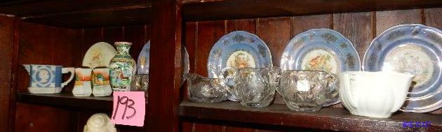 lot 193 image: Misc. Glassware.. Decorative Plates