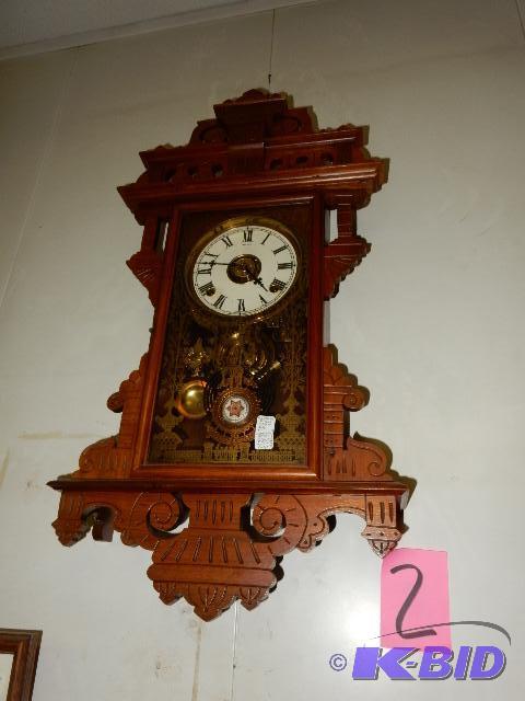lot 2 image: Pedulum Clock, Eclipse