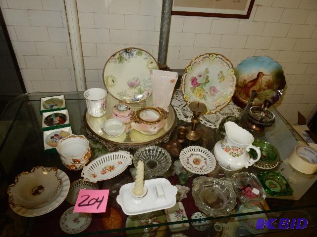 lot 204 image: Misc. Glassware as pictured