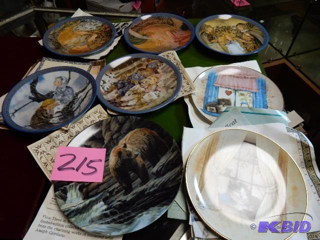 lot 215 image: Misc. Collector plates