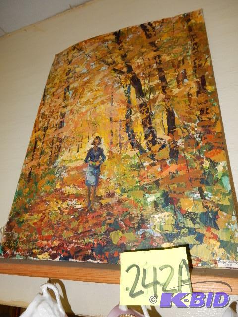 lot 242A image: Original oil painting