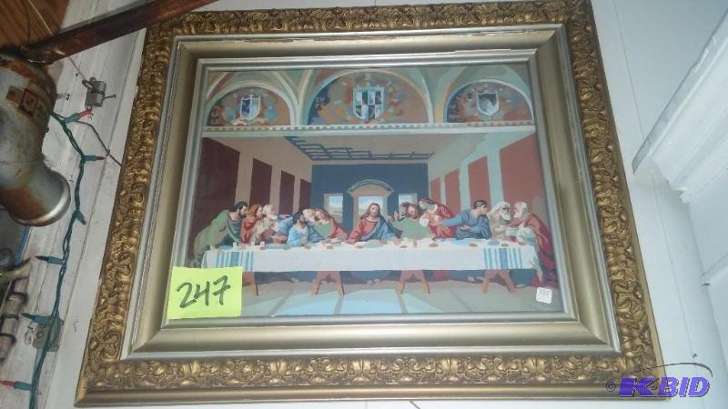 lot 247 image: The Last Supper, Painting