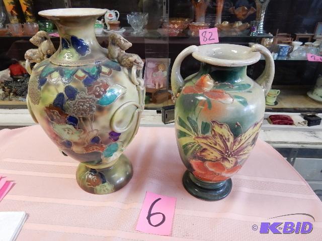lot 6 image: 2, Asian Theme urns