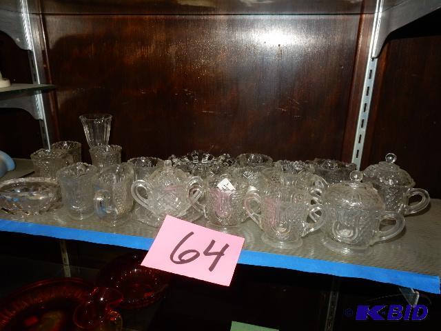 lot 64 image: Large lot of Crystal Cut glass items