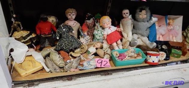 lot 92 image: Dolls and Accessories