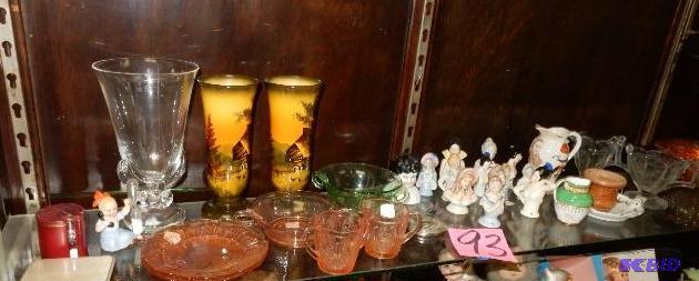 lot 93 image: Misc. Glass items as pictured