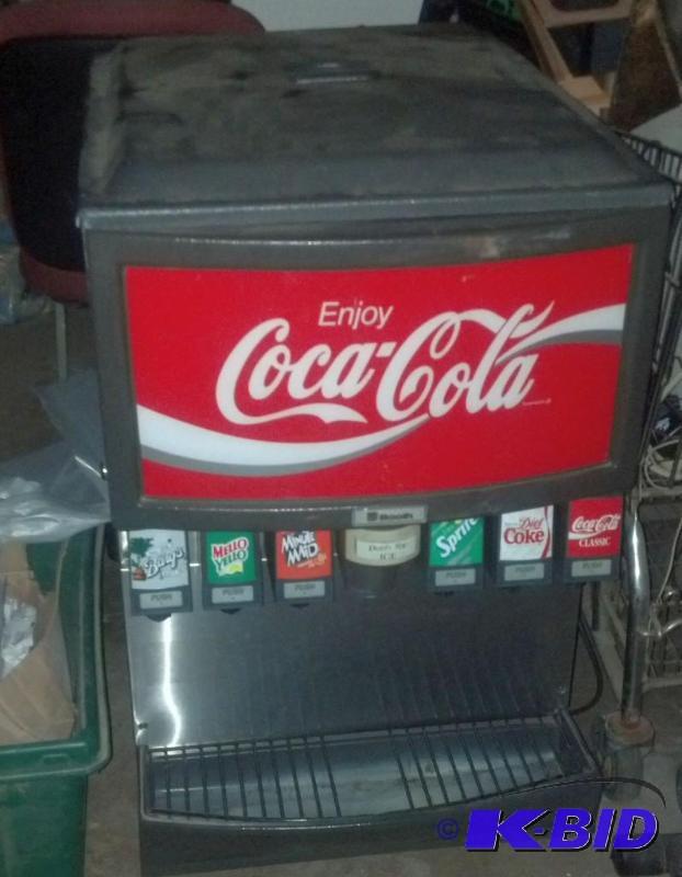 Booth Inc Coke 6 Stream Soda Pop Machine. Ice...