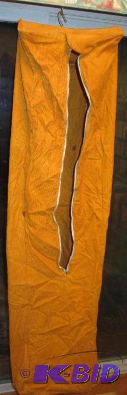 Corduroy material vintage closet hanging orga...