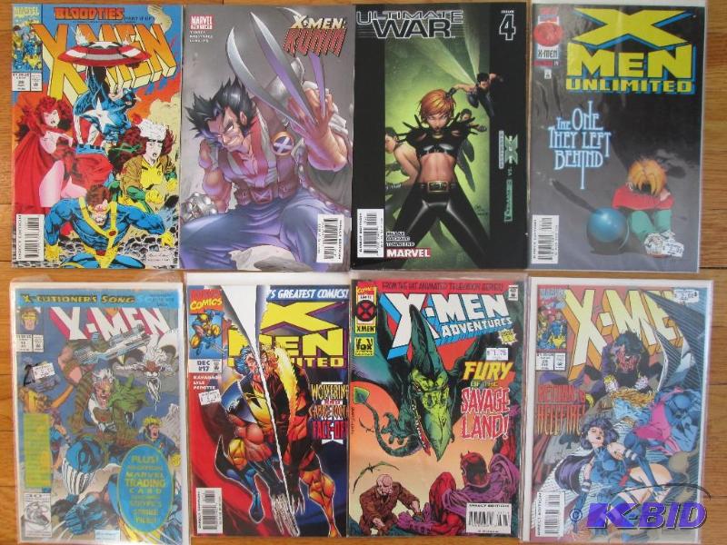 Lot of 8 X Men comic books, all in excellent ...