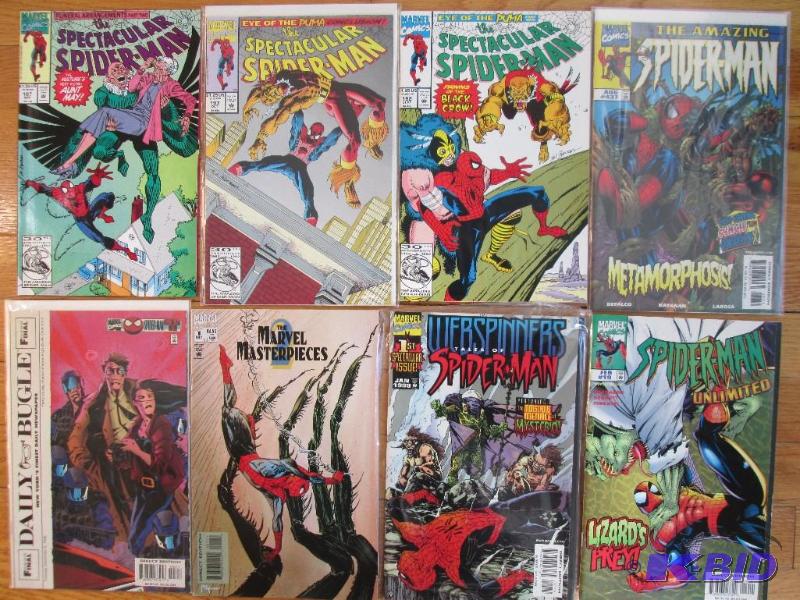 Lot of 8 Spiderman comics, all in excellent c...