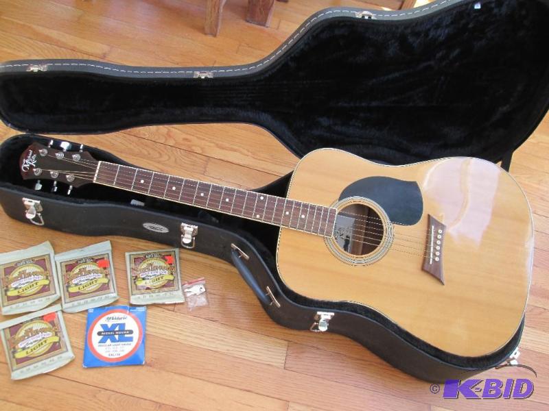 Michael Kelly Acoustic Guitar - Nice Condition Michael Kelly Model N2 Acousti Collector Comics Guitar Fixtures Tools Vintage More K Bid
