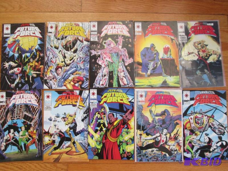 Lot of 10 RAI And The Future Force comic book...