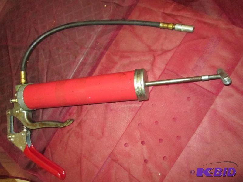 Large grease gun...