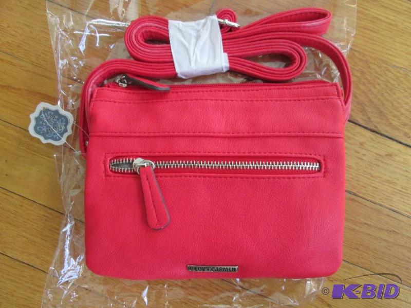 lot 23 image: COCO  CARMEN red purse...