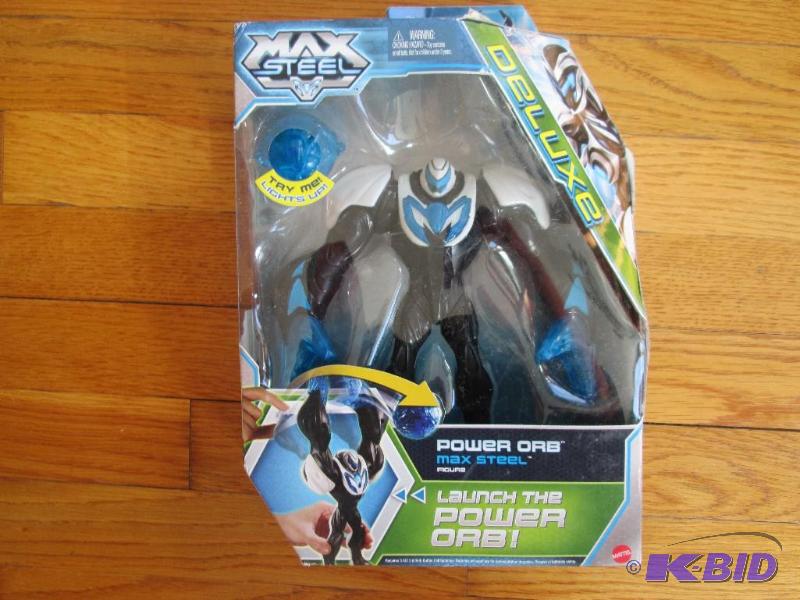 lot 25 image: Max Steel power orb action figure...