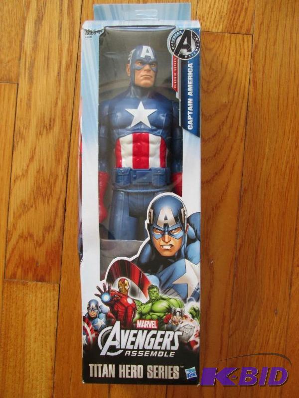 lot 28 image: Marvel Avengers titan hero series Captain Ame...