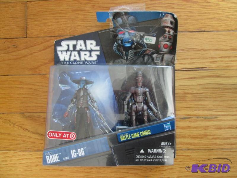 lot 39 image: Star Wars Clone Wars Bane and IG86...