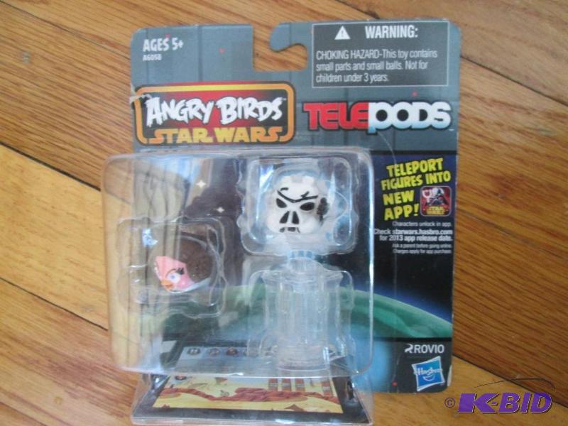 lot 55 image: Angry Birds Starwars Telepods figures...