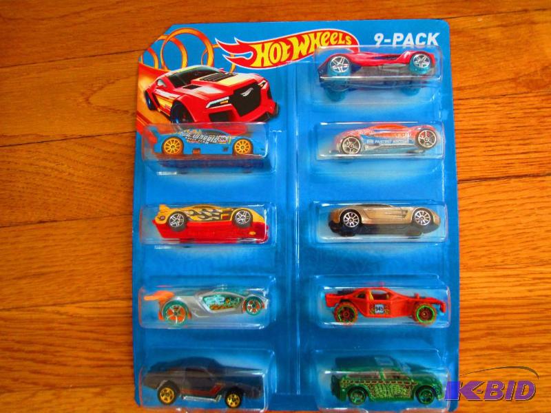 lot 6 image: Hot wheels 9 pack of cars, new...