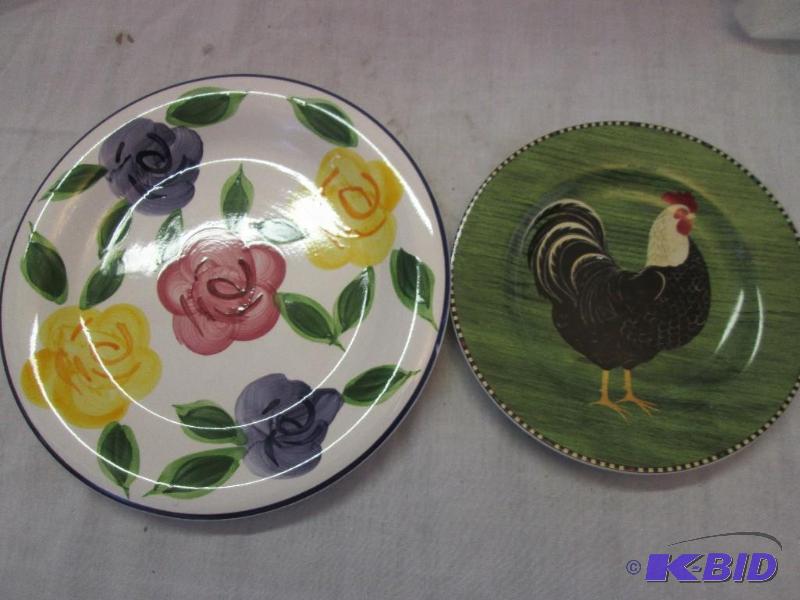 Rooster 1999 Warren Kimble by Sakura,NY plate...