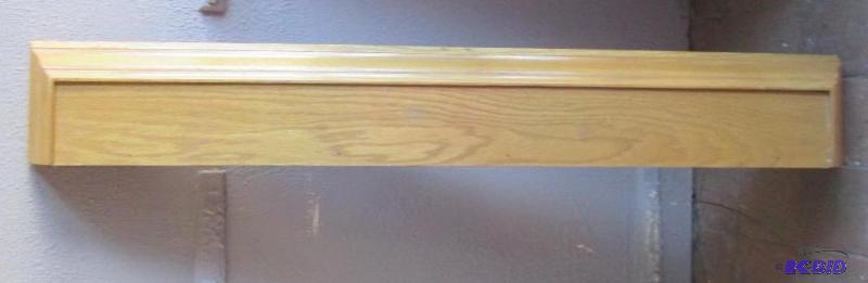 58 in wood display shelf...