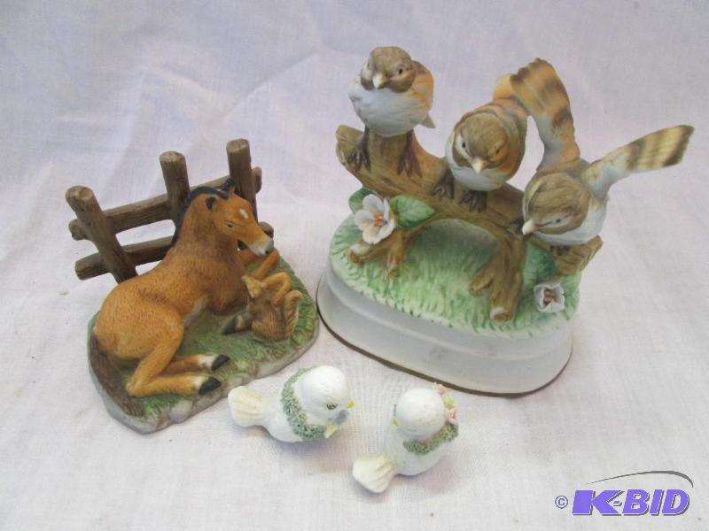 1984 Arnart Imports Inc. 3 birds sitting a br...