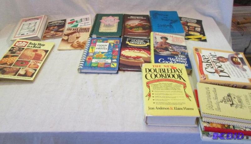mixed lot of cook books...