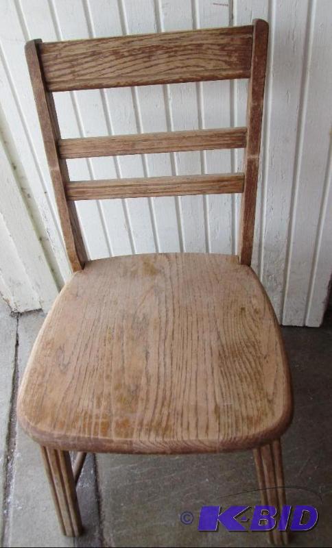 vintage solid wood chair...