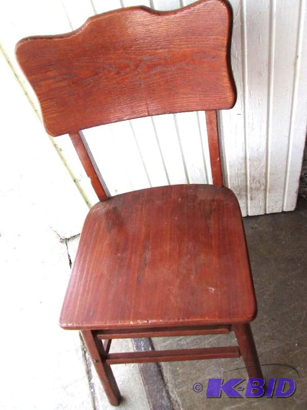 vintage solid wood chair...