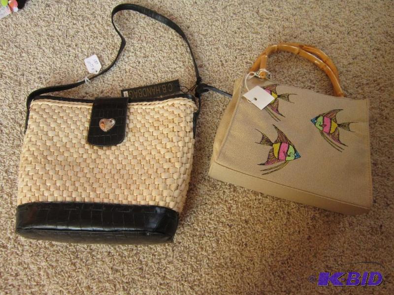 New purses, great for resale profits, woven m...
