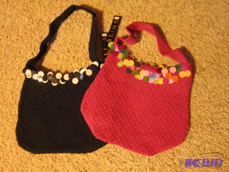 New purses, great for resale profits, knitted...