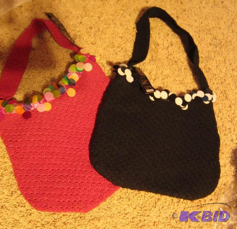 New purses, great for resale profits, knitted...