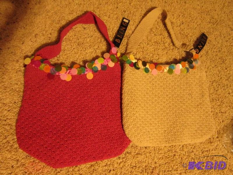 New purses, great for resale profits, knit ma...