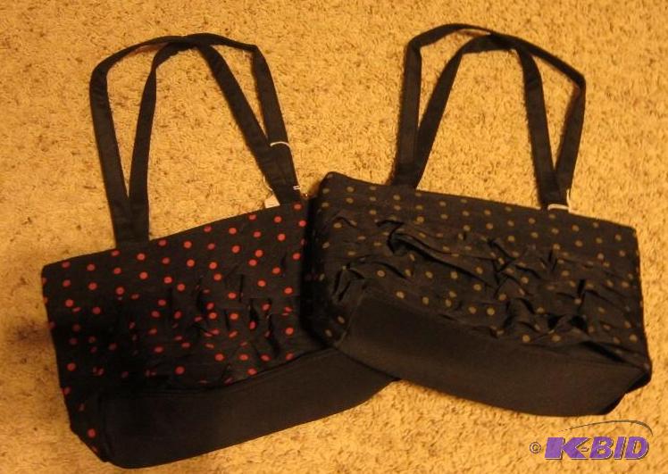 New purses, great for resale profits, ruffle ...