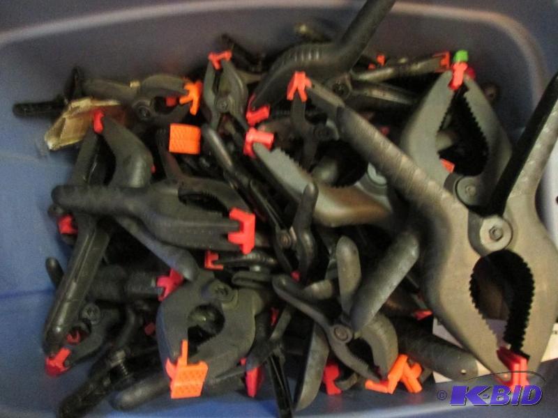 huge lot of various clamps...