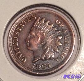 1864 Indian Head Cent XFAU Full Liberty
