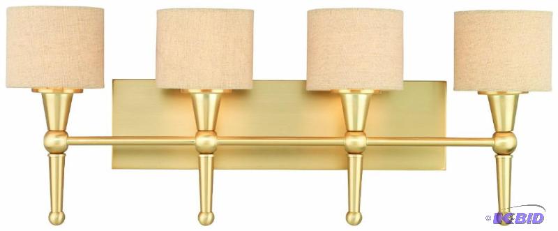 lot 149 image: Thomas Lighting M178417 Allure Wall Lamp, Couture Gold