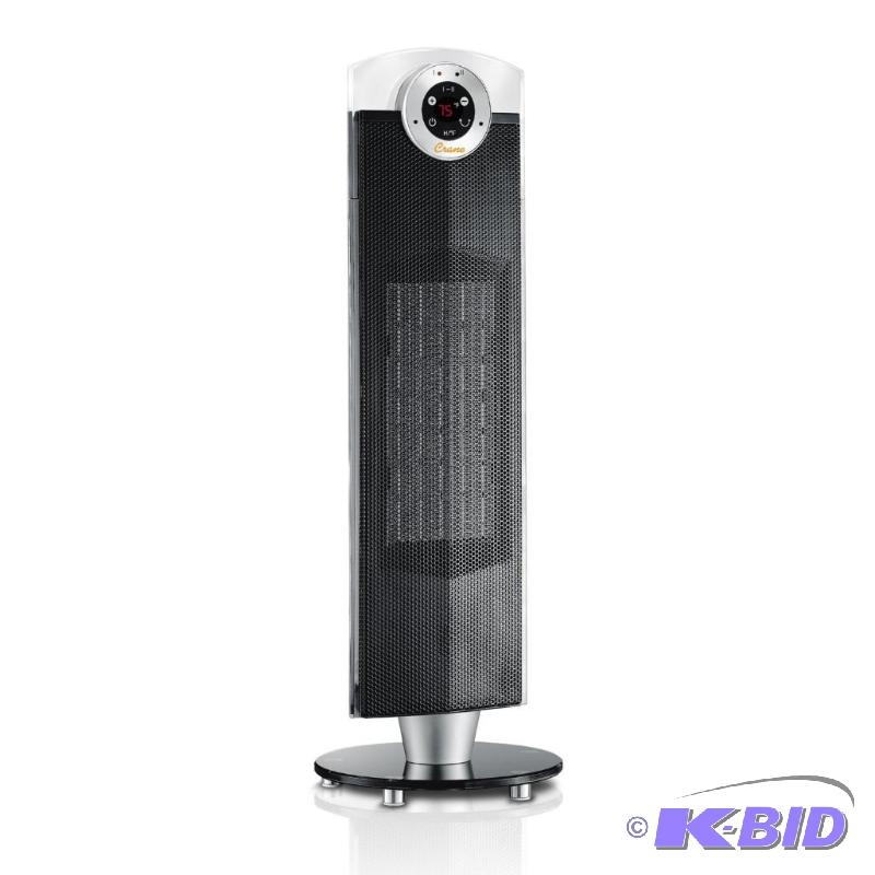 lot 150 image: Crane USA EE-8079 Crane Ceramic Tower Heater, Black, 27 Inch