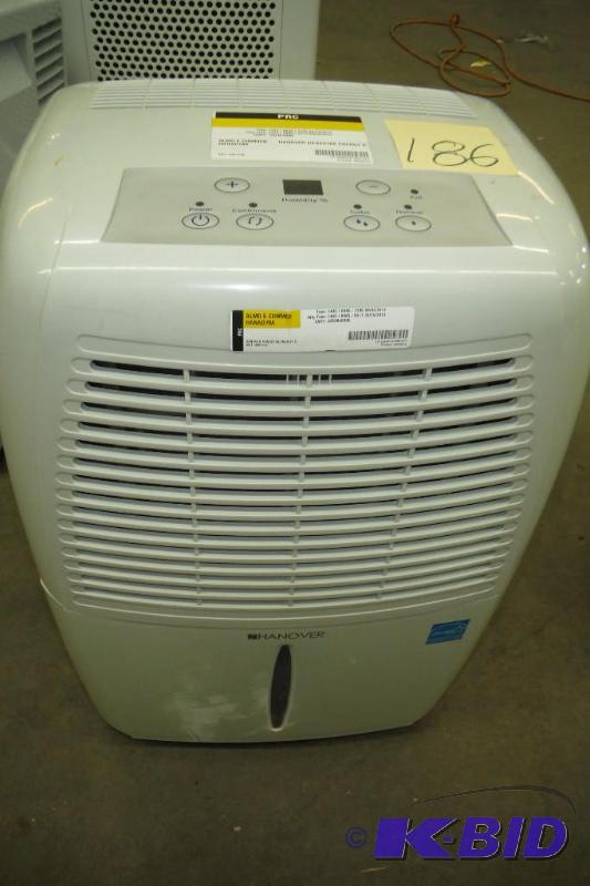 lot 186 image: Hanover Dehumidifier Energy star