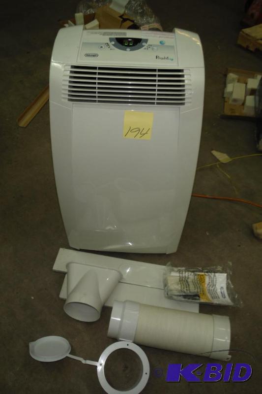 lot 194 image: DeLonghi PACC120E 12,000 BTU Portable Air Conditioner with Remote Control