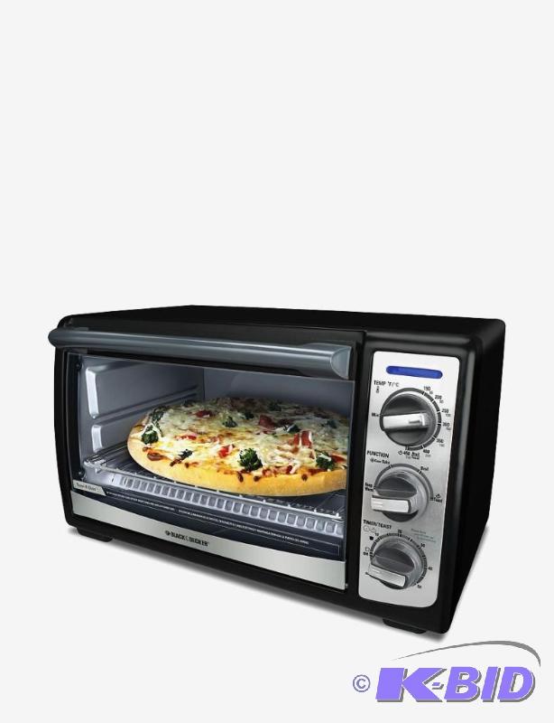 lot 5 image: Black & Decker 4-Slice Countertop Convection Oven