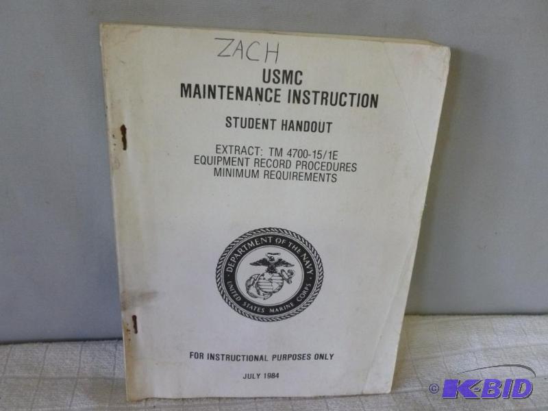 lot 46 image: United States Marine Corps - Maintenance Inst...